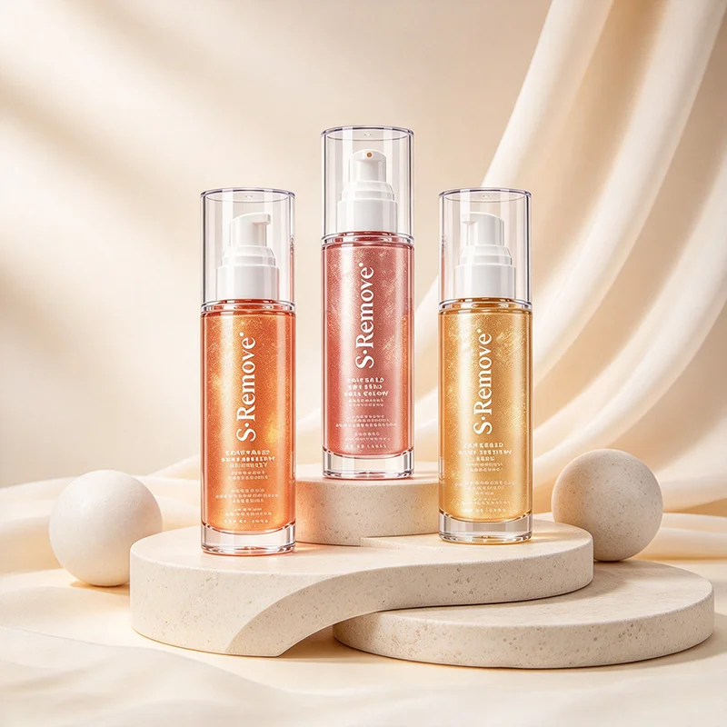 Shimmer Liquid Highlighter For Face & Body Pearlescent Glow Makeup Liquid Multi-shade Sparkle Illuminator For Party Daily Makeup