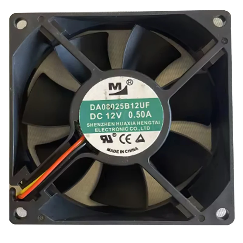 

DA08025B12UF 8025 12V 0.50A 8cm cooling fan inverter chassis power fan