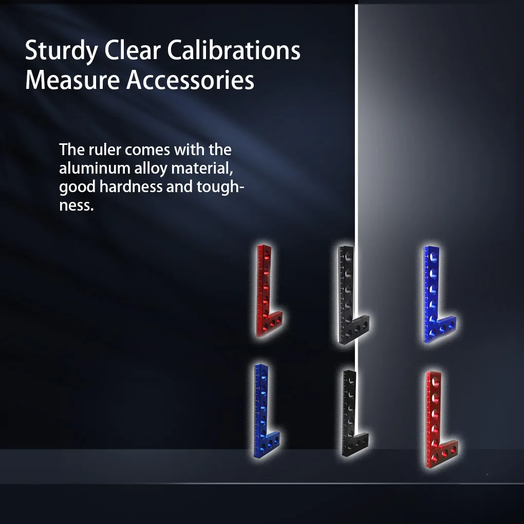 Right Angle Ruler Universal Accurate Aluminum Alloy Square Rulers