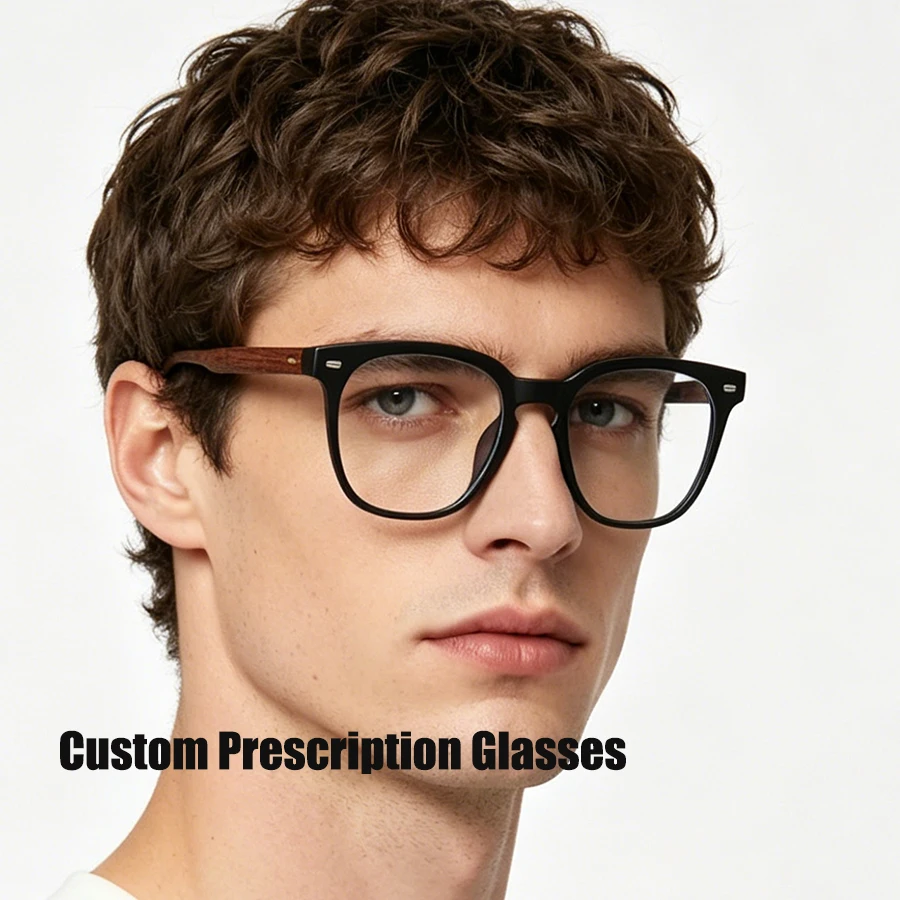 

Customized Prescription Men Women TR90 Frame Photochromic Myopia Reading Glasses Multi-focal Progressive Lens