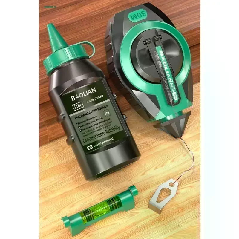 kit-de-ferramentas-para-marcacao-de-linhas-com-3-pecas-rolo-de-giz-para-marcenaria-oficina-e-entusiastas-de-reforma-residencial-com-retracao-rapida-e-ponta-fina