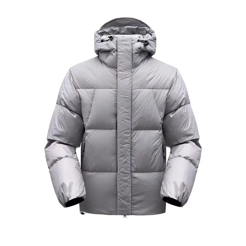 

High-End Winter Men's Outdoor Warm down Jaet 4D Stereo Tailoring Zipper Design Polyester Fiber Windproof And Thermal