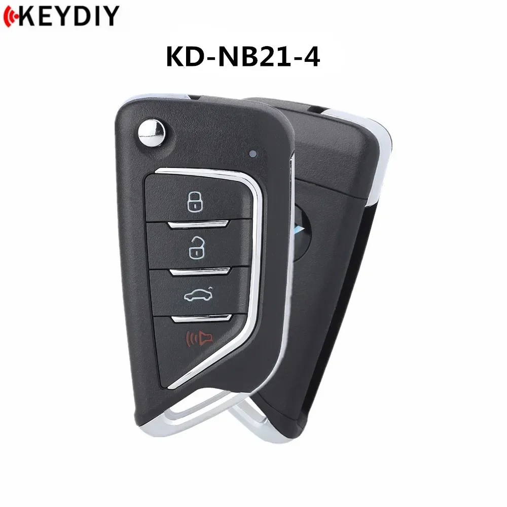 5pcs KEYDIY NB21-3 NB21-4 Car Remote Key 3/4 Buttons KD Car Keys for KD900/KD-X2 Key Programmer NB Series Remote Control Car Key