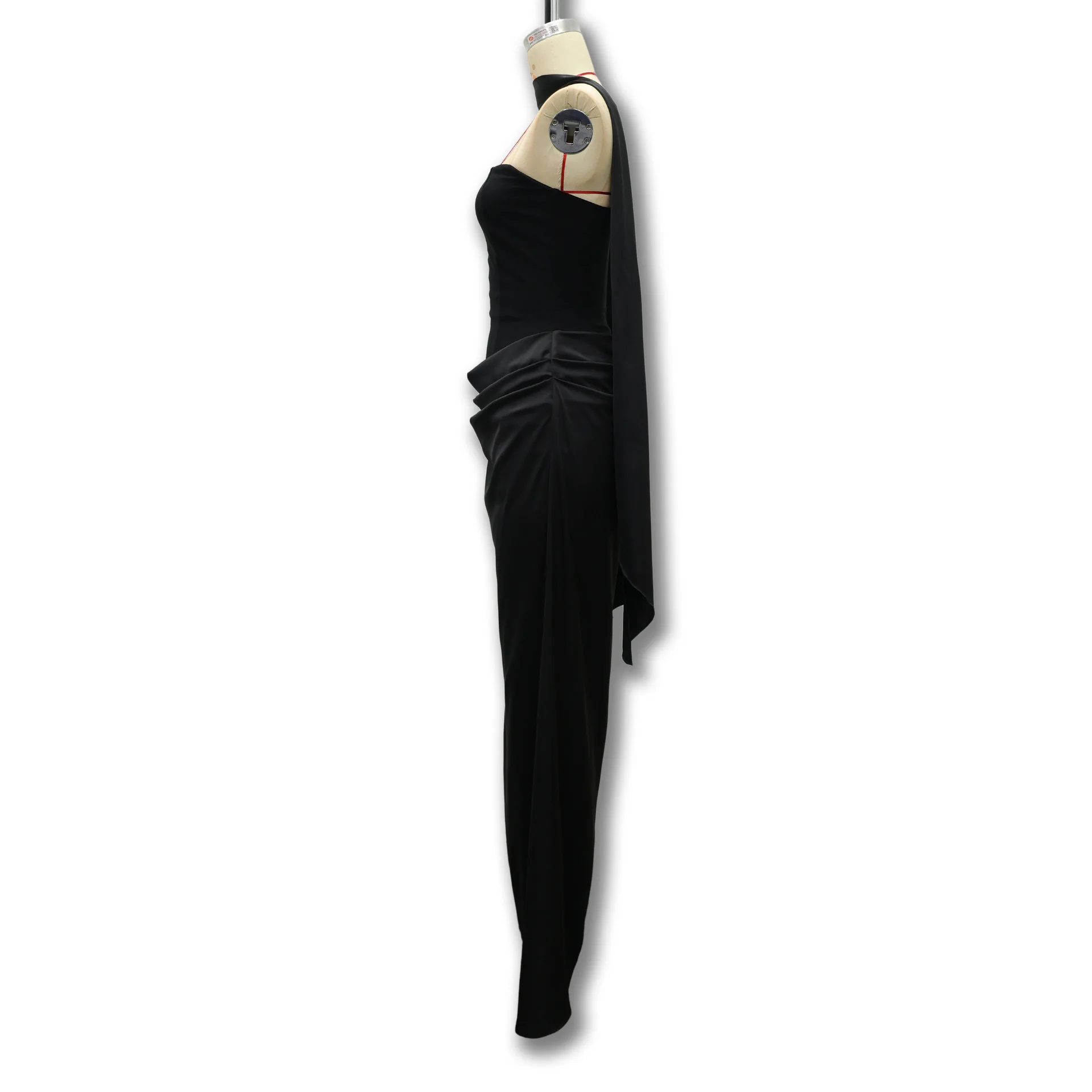 2026 Sommer Neues Elegantes Ärmelloses Figurbetontes Kleid für Damen mit Bandverzierung Formelles Bodycon-Kleid – Detail 8