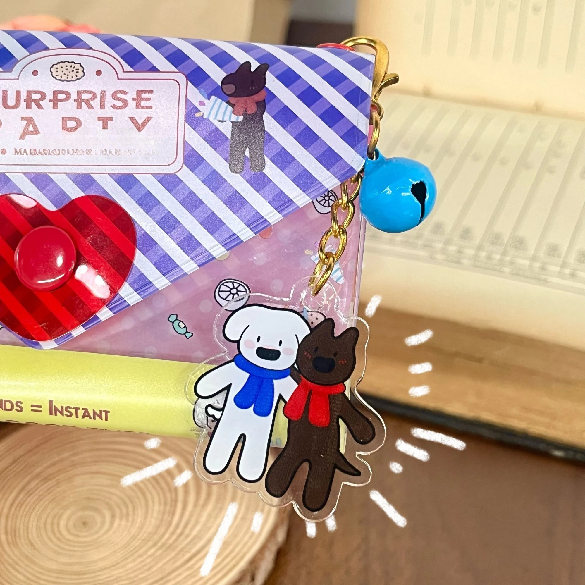 Cute Puppy Credit ID Card Storage Bag Cartoon PVC Wallet Student Campus Card Photocard Holder