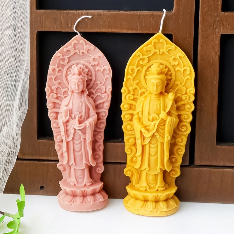 Flexible Silicone Mold Handmade Scented Mould 3D Prayer Shaped Jewelry Mold Home Decorations