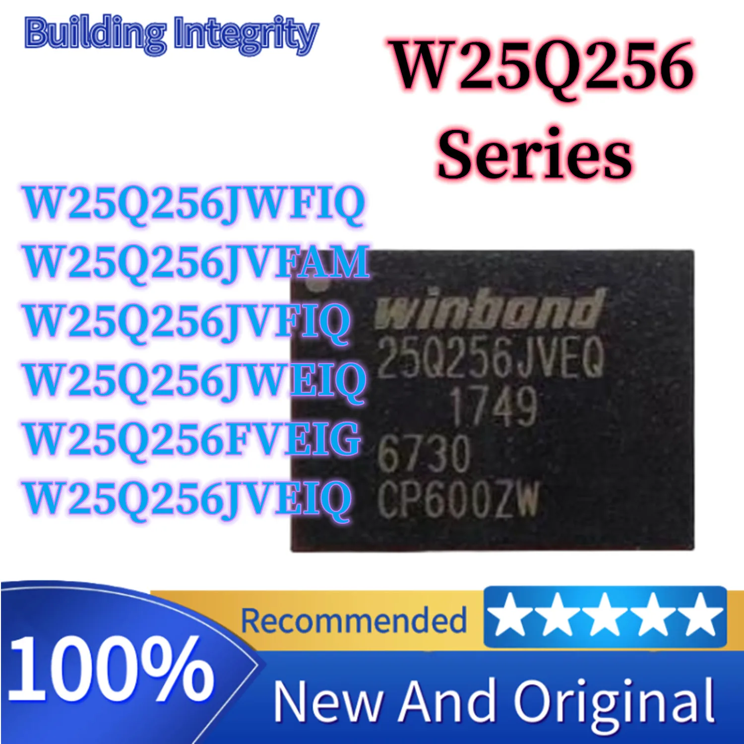 10Pcs/Lot W25Q256JV…