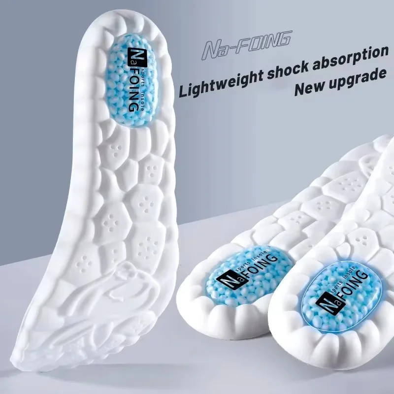 4 PCS TPU Breathable And Comfortable, Unisex Sports Insoles