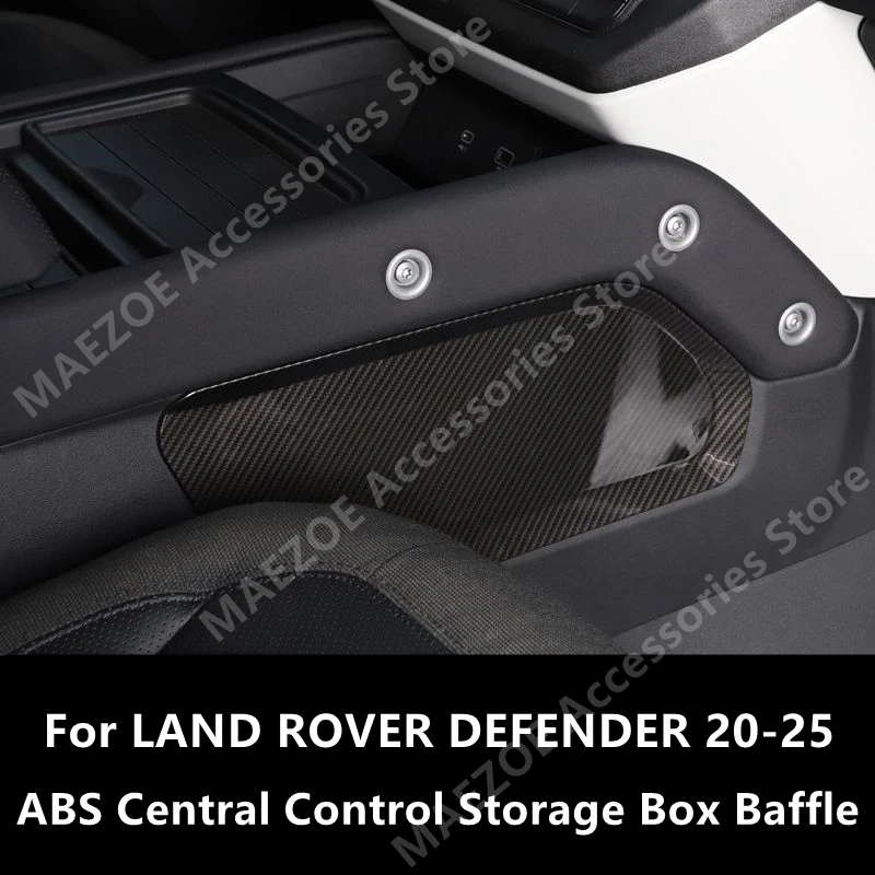 For LAND ROVER DEFENDER 20-25 ABS Central Control Storage Box Baffle,Car Interior Decoration Protection Accessories Refit