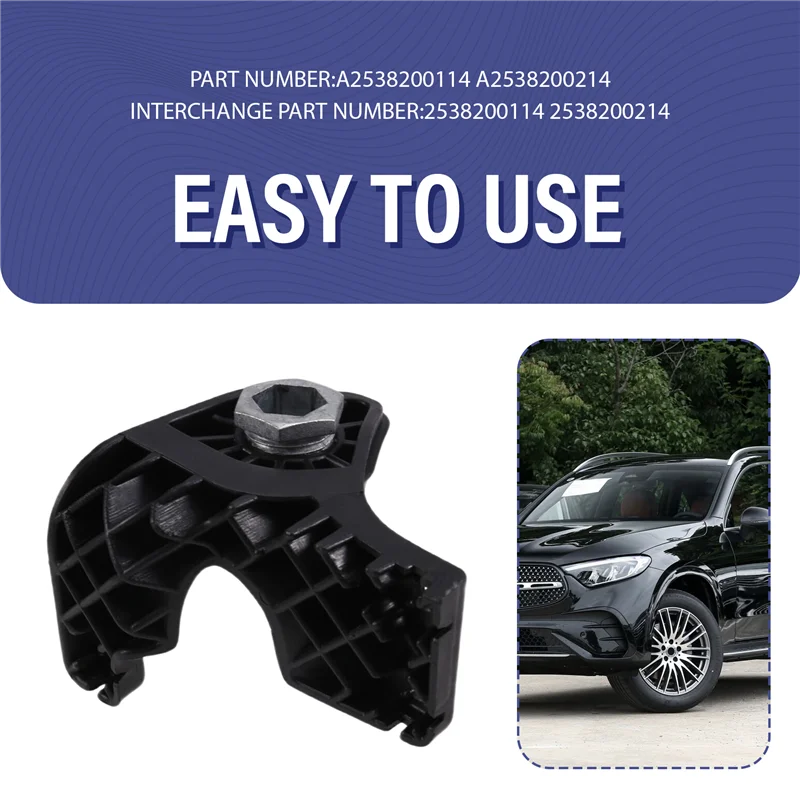 AT92-1Pair L+R Front Headlight Repair Mount RS Bracket Kits 2538200114 2538200214 For Mercedes-Benz GLC-Class X253 2015-2019