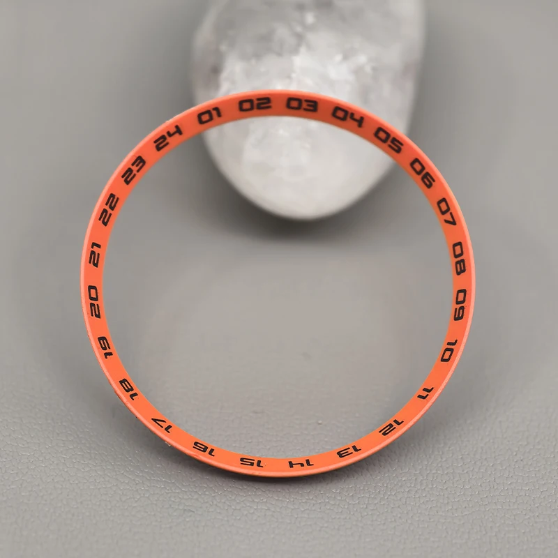 30.5 مللي متر x 27.5 مللي متر ساعة الفصل خواتم صالح SRPD SKX007 SKX009 حافظة البلاستيك الحلقة الداخلية NH35 NH36 حركة الساعات إصلاح الملحقات