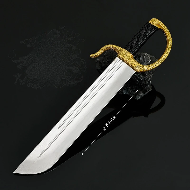 Wing Chun – modèles d'armes périphériques de Film et de télévision, 20cm/7,87 pouces, huit couteaux, artisanat en métal, ornements d'armes