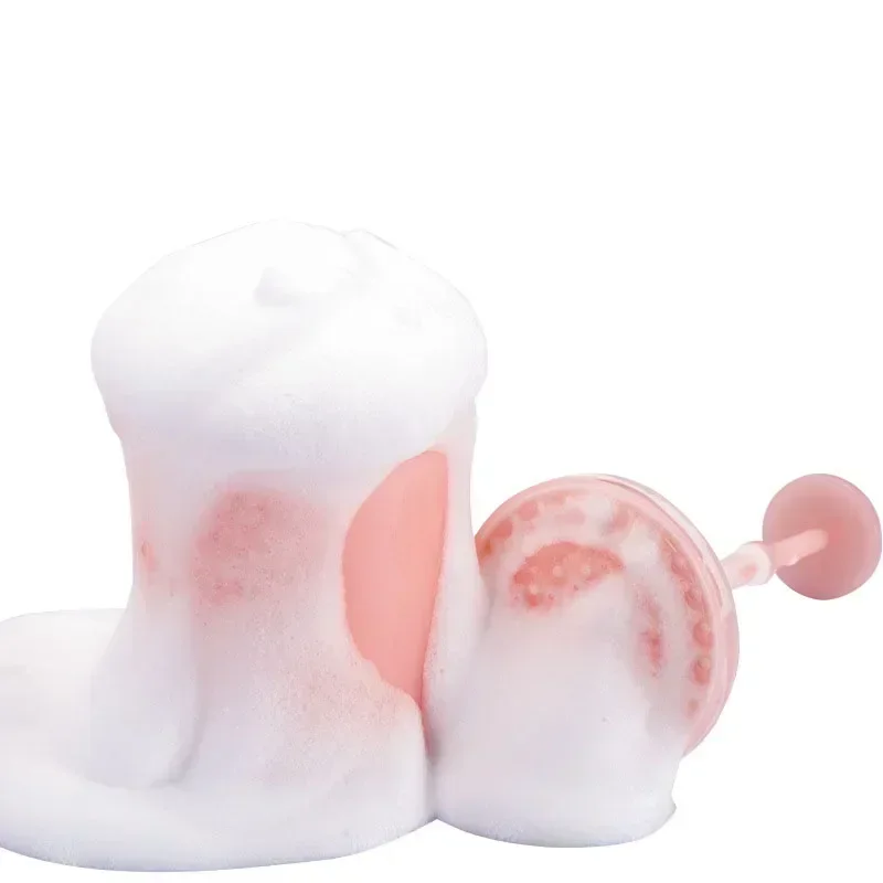 Outil de nettoyage moussant, nettoyant pour le visage Simple, douche, bain, shampoing, appareil moussant à bulles, crème nettoyante réutilisable