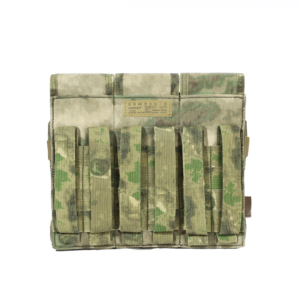 Emersongear 762 Triple Magazine Pouch 7.62 Mag Bag Panel Hunting Hiking Training Combat Sport Nylon view 6
