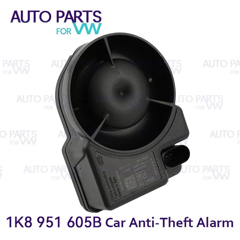 

1K8 951 605B Car Security Alarm Siren Speaker Horn For VW Jetta Golf Passat B6 For Audi A4 A5 A6 Q5 Touareg Skoda Octavia Seat