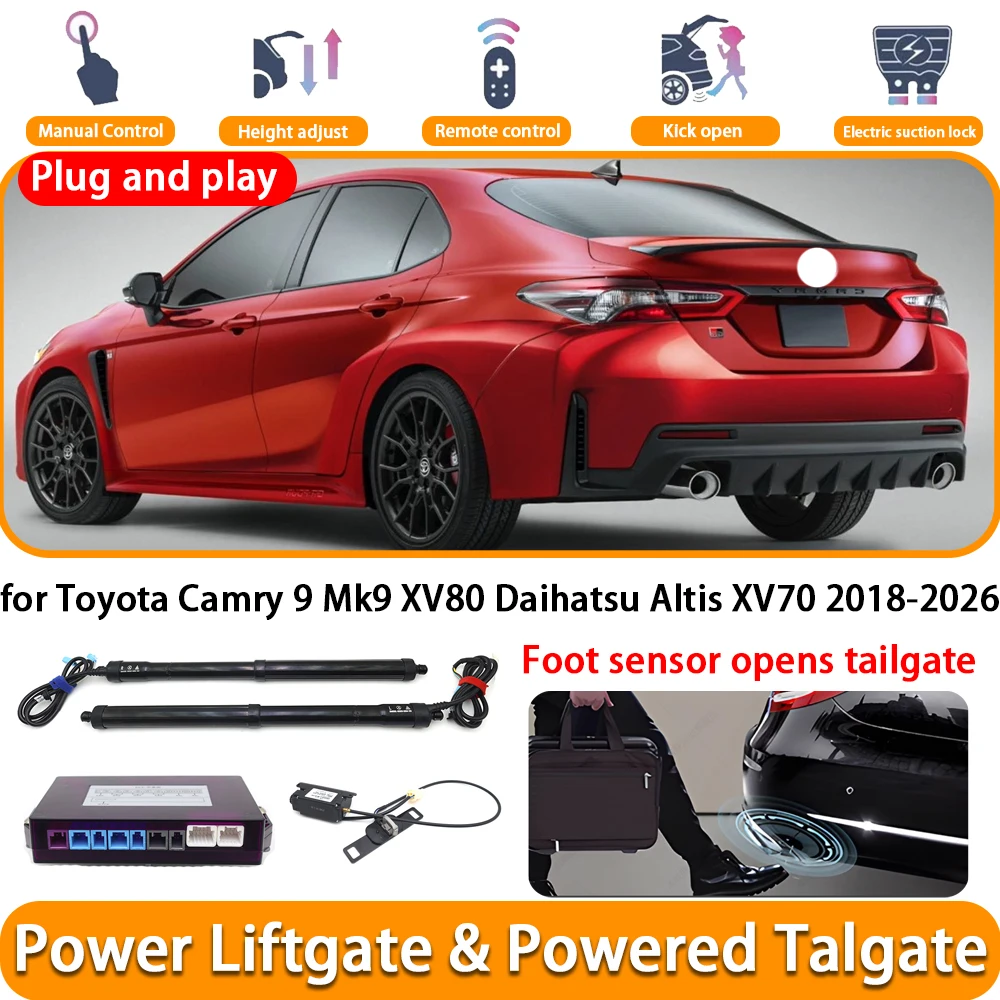 for Toyota Camry 9 Mk9 XV80 Daihatsu Altis XV70 2018-2026 OEM Automatic Powered Tailgate Power Liftgate System Trunk Lift Kit
