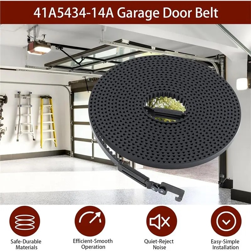 BAAG-For 10Ft High Garage Door Compatible Drive Belt 41A5434-14A, 041A5434-14A,Forma 1 Belt Assembly For Liftmaster/Chamberlain