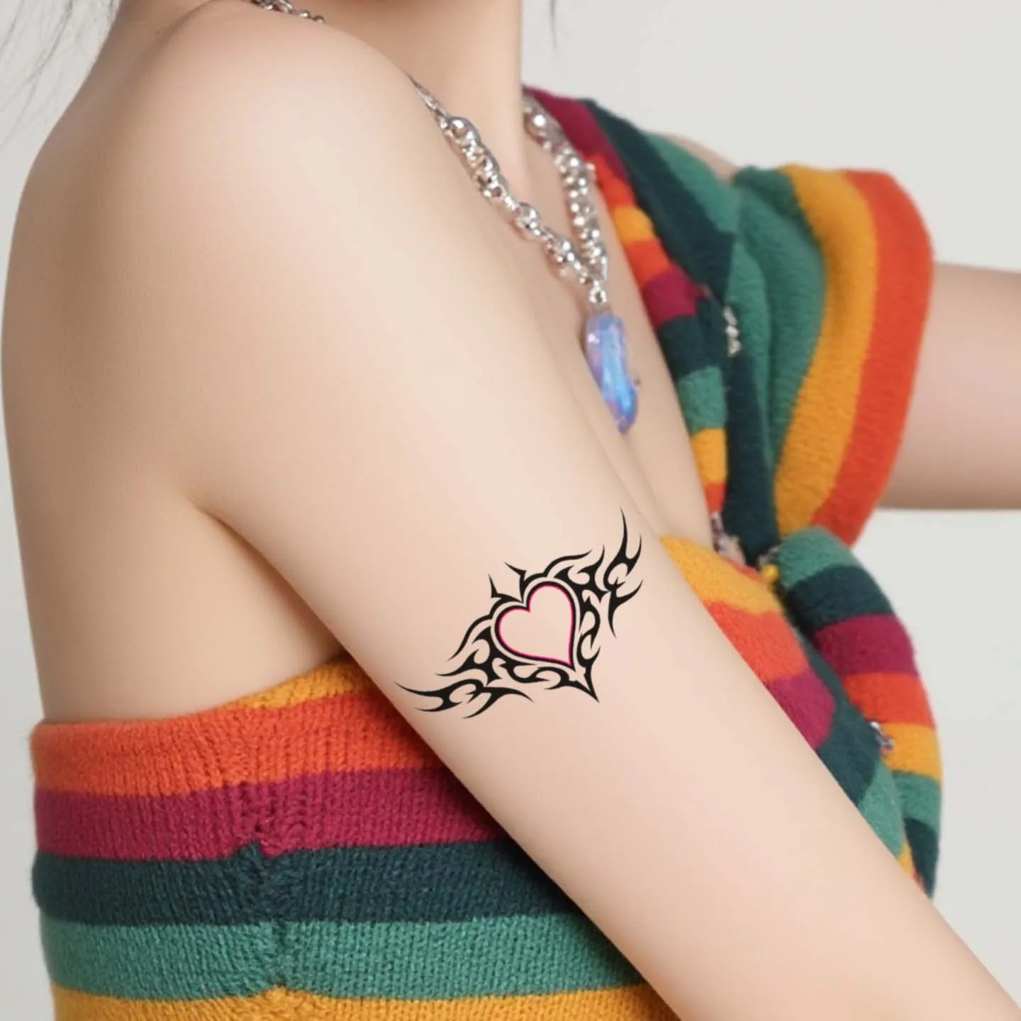 1 Sheet Per Pack Temporary Tattoo Sticker Waterproof Long Lasting Minimalist for Women