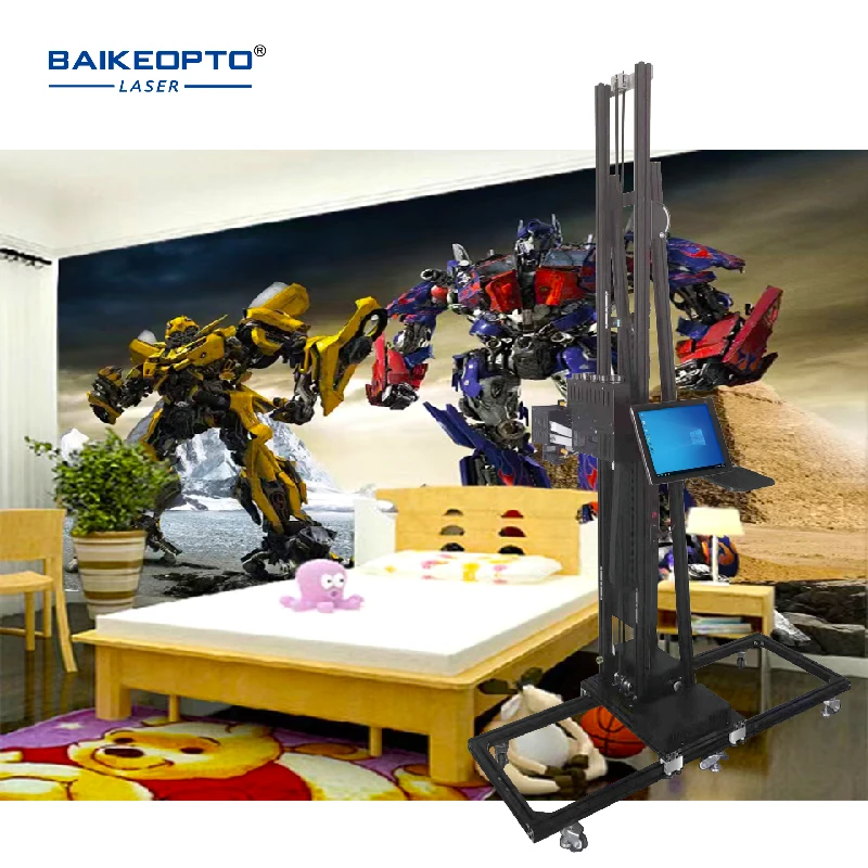 

2025 Hot Sell UV INK 3D Vertical Wall Printing Machine For Building Decoration Wallpen Printer Price