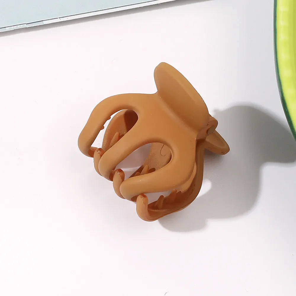 New Fashion Small Geometry Solid Colour Clip Hairpin for Women