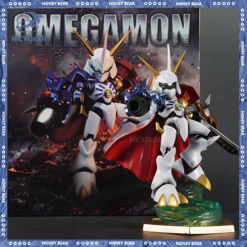 25cm Digimon Adventure Figure Omegamon Figures Digimon Figurine Pvc Gk Statue Model Doll Collect Desk Decor Toys Birthday Gifts