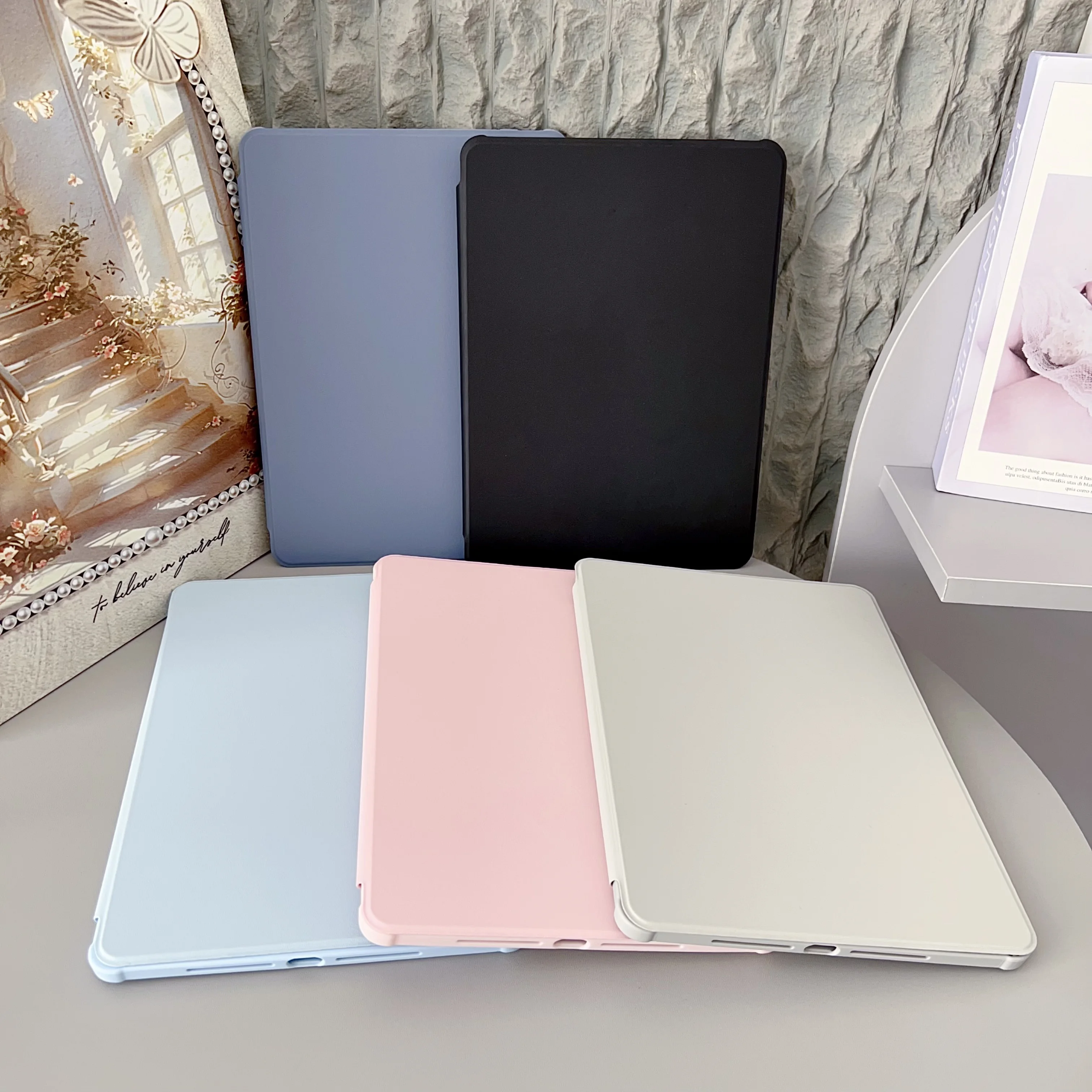 

Чехол для Huawei Matepad 11 2023 2021 SE 11 дюймов 2024 11,5S 11,5 "Акриловый чехол-подставка из искусственной кожи для планшета Matepad 11,5 с слотом для ручки