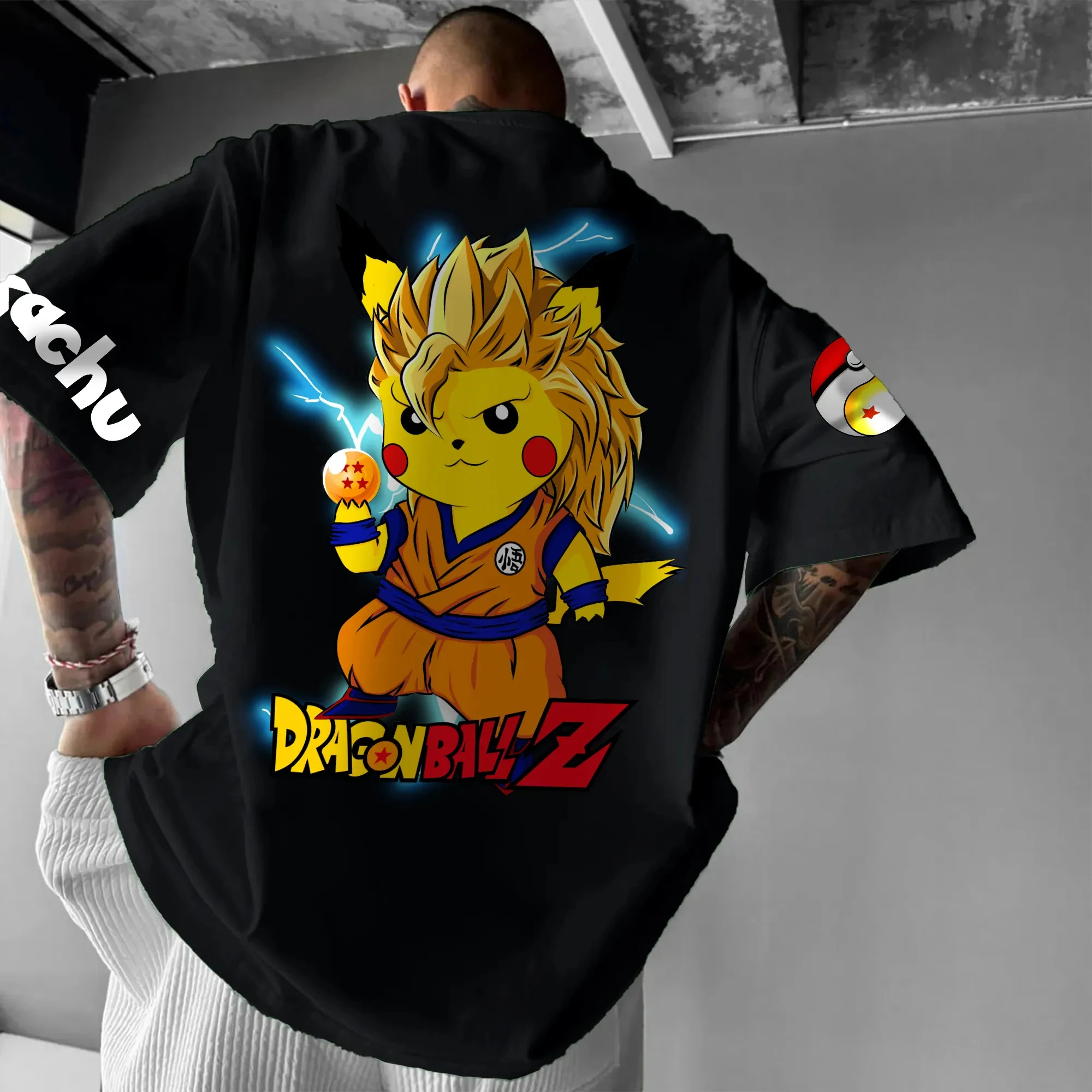 

Pokémon Joint Dragon Ball Animation Derivatives Men's and Women's Summer Fashion Oversize T-shirt、Hoodie、Shorts and Sweatpants
