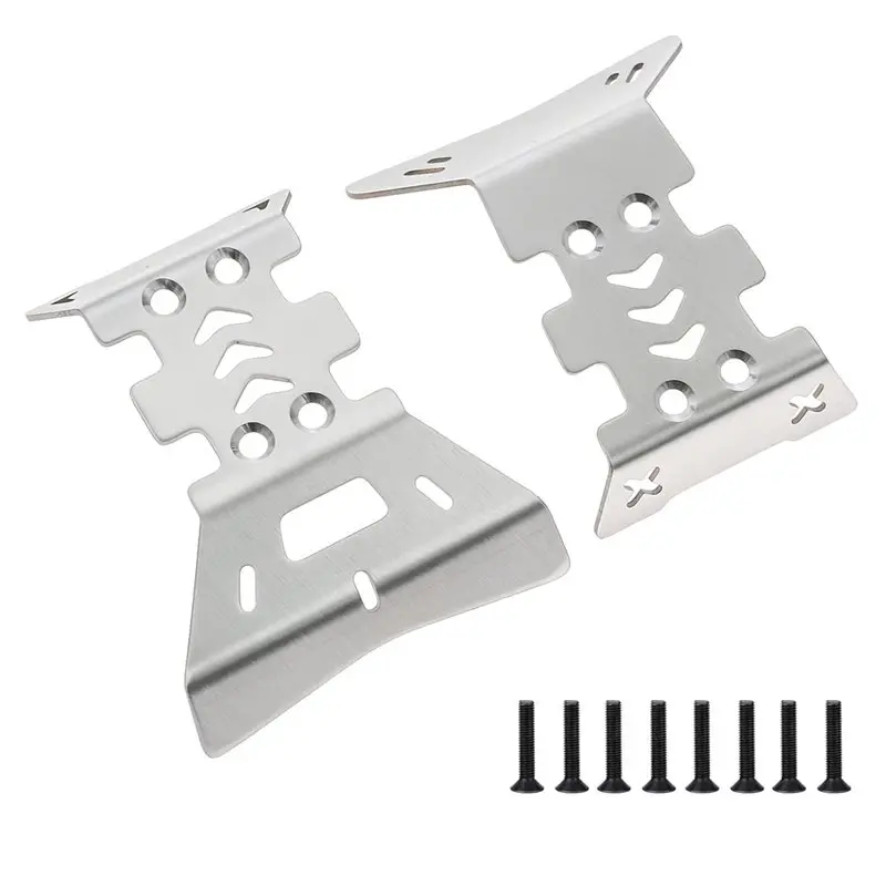 DELAM-RC Chassis Armor Guard Set For ARRMA 1/16 Quake Gorgon GROM 4X4 RTR RC Stainless Steel Protection Parts