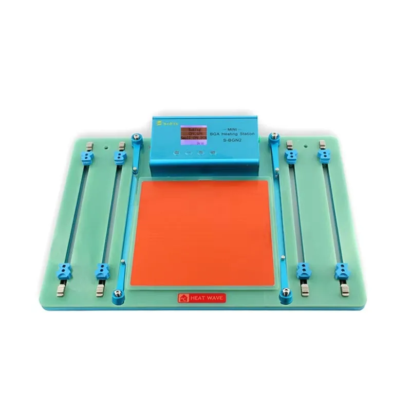 S-BGN2 Mini BGA Heating Station for Laptop Macbook Pro Motherboard Heating Soldering Chip Glue Removal Fix Repair Tool