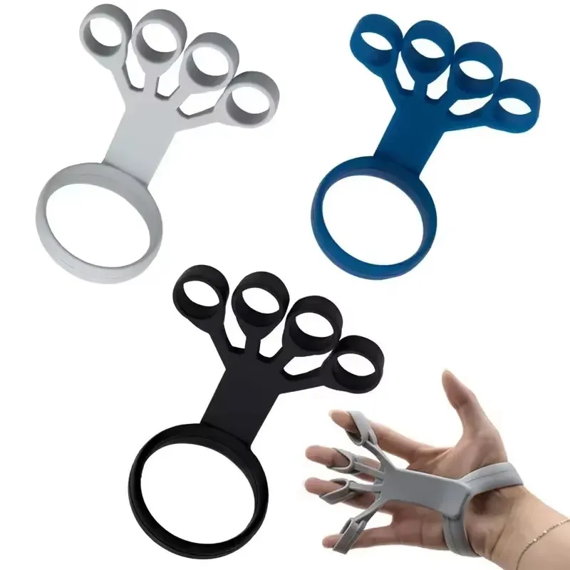 1/2/3pcs Silicone Finger Trainer 5 Finger Wrist Stretcher Finger Strength Recovery Tools Flexion And Extension Vein Trainer