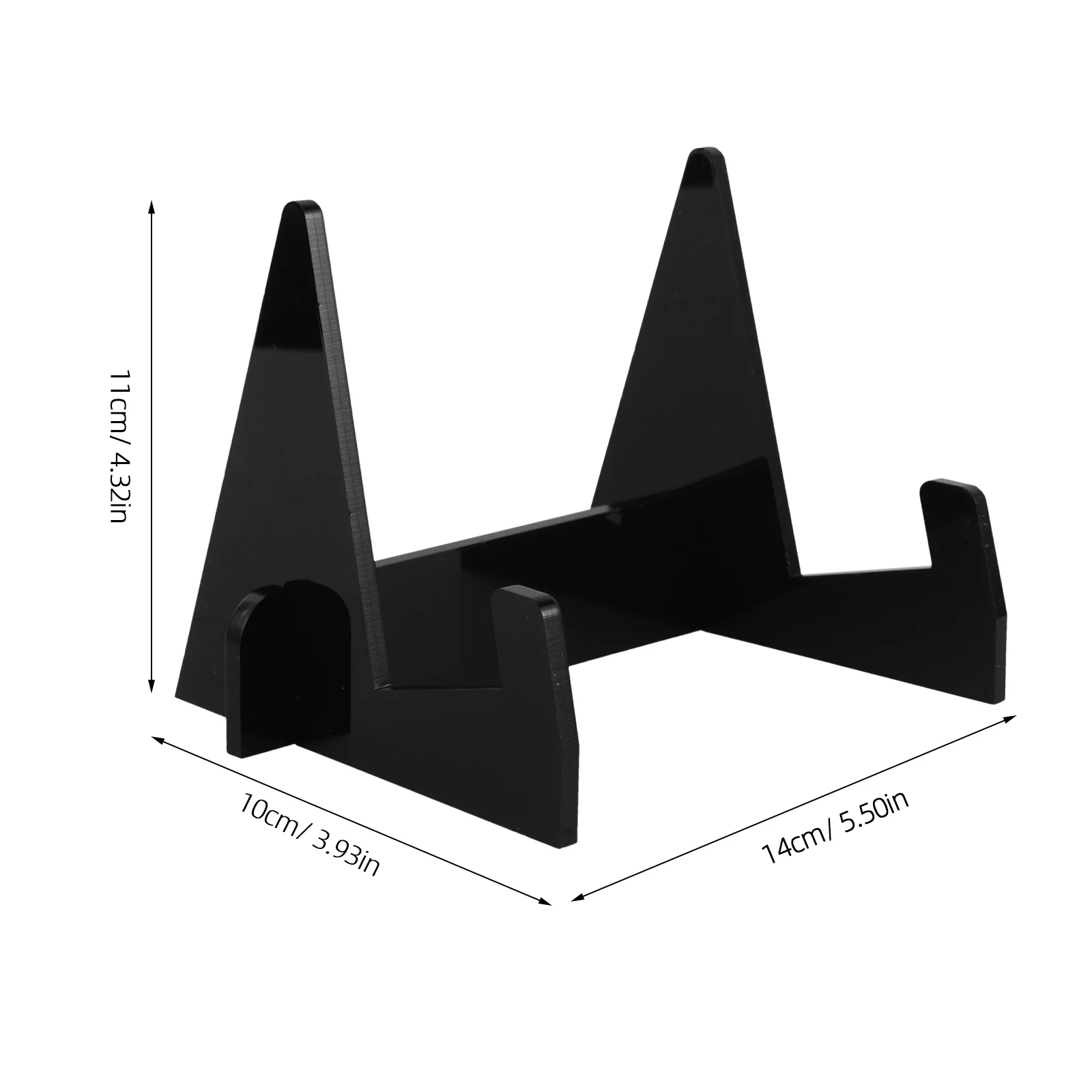 

Acrylic Desktop Book Display Stand Clear Transparent Book Stand for Cookbook Holder Office Kitchen Album Photo Postcard Display