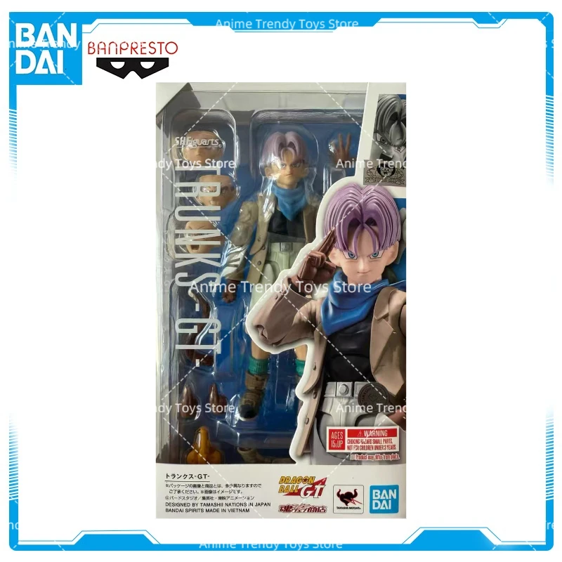 

В наличии оригинальная фигурка Bandai SHF DRAGON BALL Son Goku Ultra и TRUNKS GT, модель аниме, экшн-игрушка, подарки WY