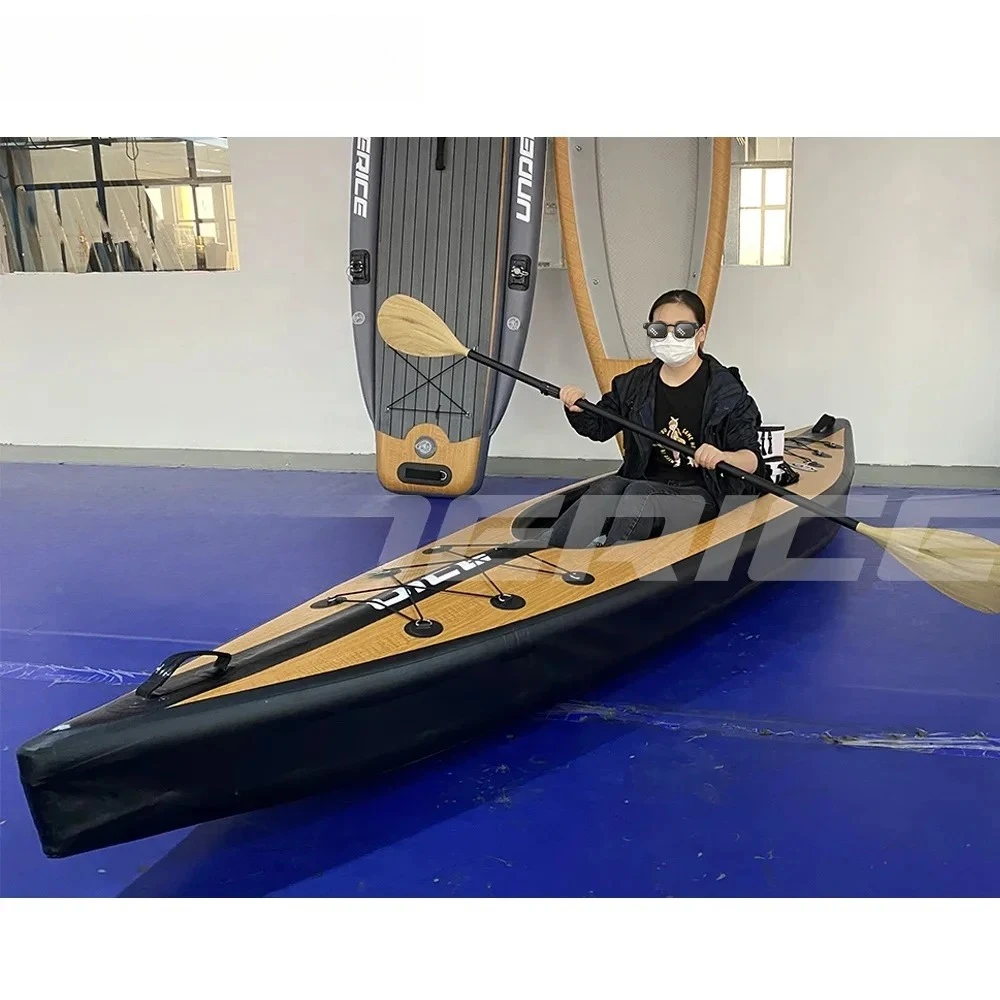 برو OEM الصيد نفخ قطرة غرزة قوارب الكاياك الهواء قارب الكاياك في الهواء الطلق