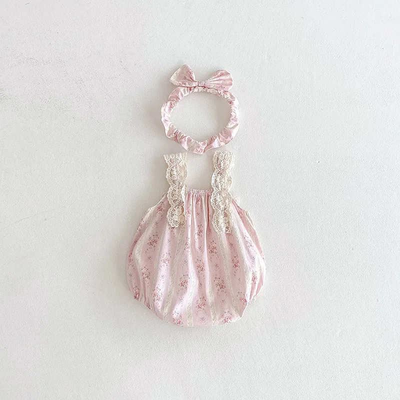 ZOETOPKID 2026 Neue Sommerkleidung für Babys, 0-24 Monate, Prinzessinnen-Bodys, Ärmellose Baumwoll-Druckkleider für Mädchen, Partykleid – Detail 10