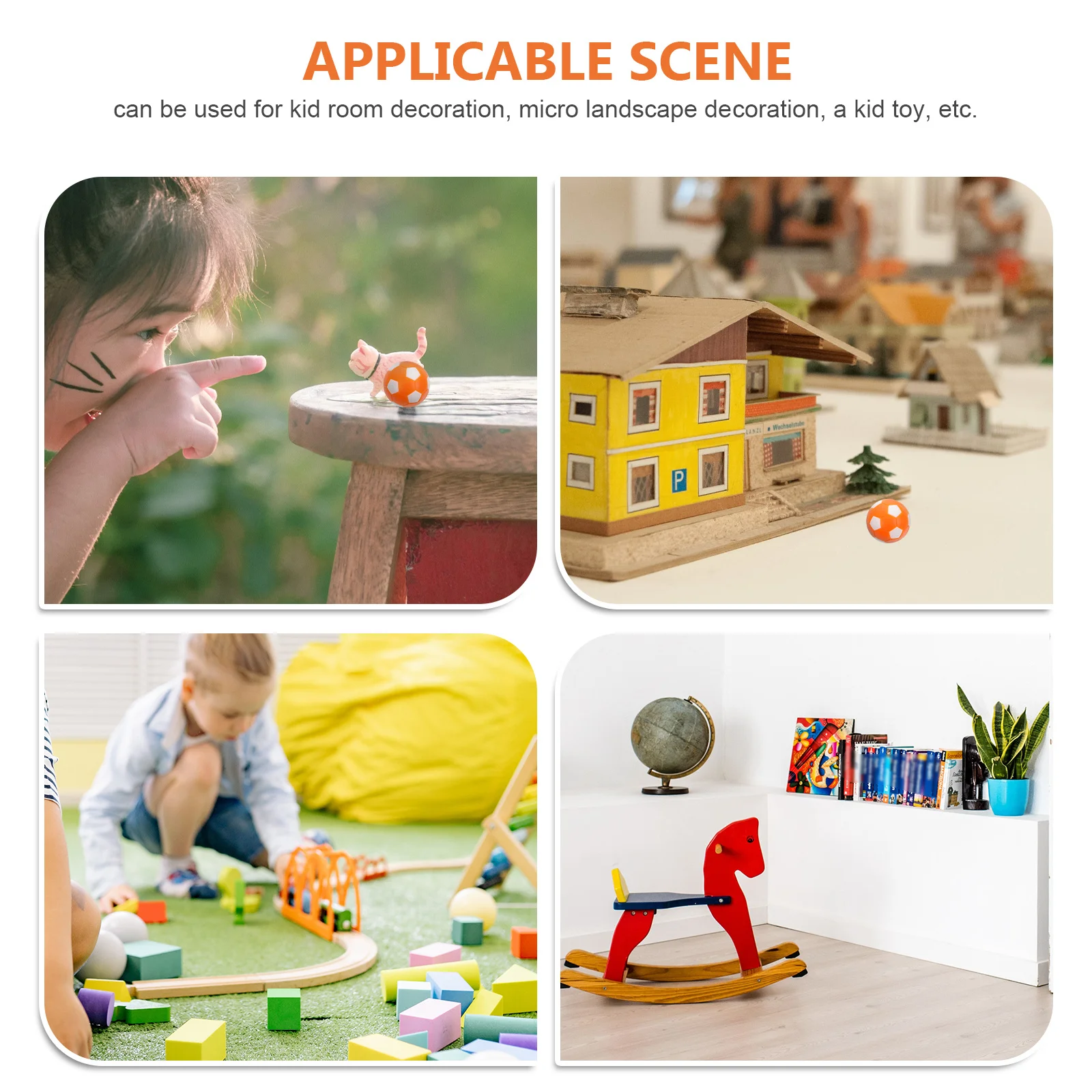 

15Pcs Tabletop Football Machine Accessories Plastic Soccer Balls Mini Game Replacement Balls Lightweight for Home Office