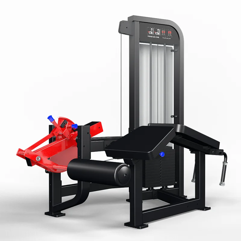 Hot Sell High Quality Steel Leg Extension Prone Leg Curl Exercise Equipment 70kg Weight Stack ISO9001/CE Certified