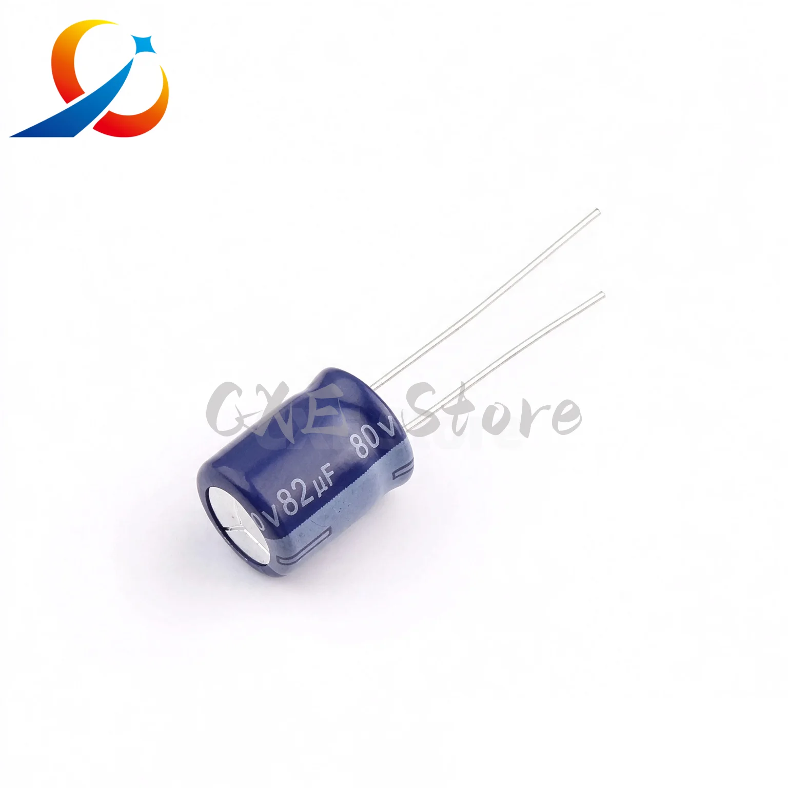 10PCS  80V82UF Volume 10X13MM Electrolytic Capacitors Long Life 82UF 80V NEW