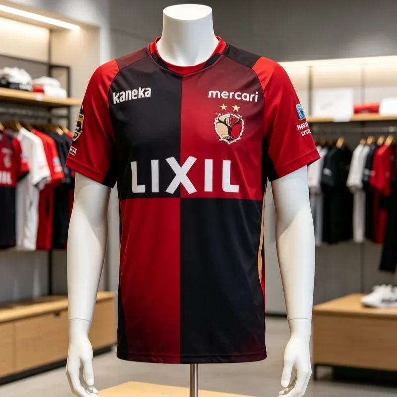 2027New Kashima Antlers Niche Fan Customized Casual Sports Fast Drying Breathable 3D Printed Tee For Family And Children's Wear