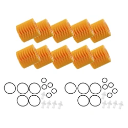 10Pcs Car Engine Oil Filters for Toyota C-HR 2018 2019 2.0L Pontiac Vibe 2009-2010 Corolla Prius 1.8L Filters 04152YZZA6