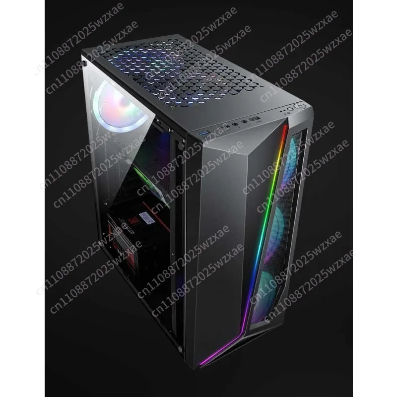 Computer case, desktop game water-cooled e-sports side-through case, Internet cafe case