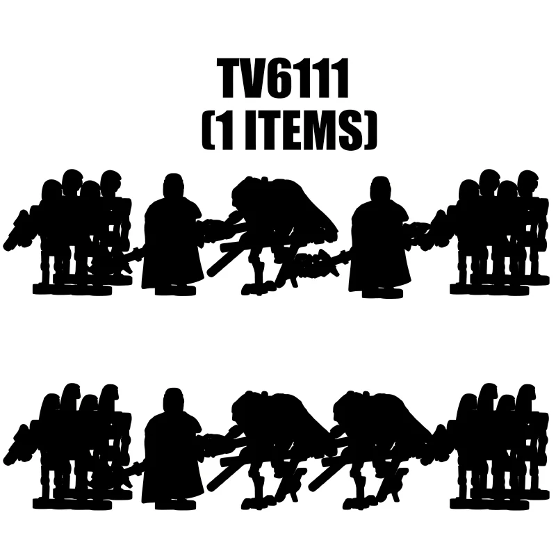 Image of Actionfiguren Film-Bausteine TV6111 TV6112 TV8081 TV8082 TV8083 TV8084 TV8085 TV8086 TV8087 TV8088 Geschenk-Spielzeug