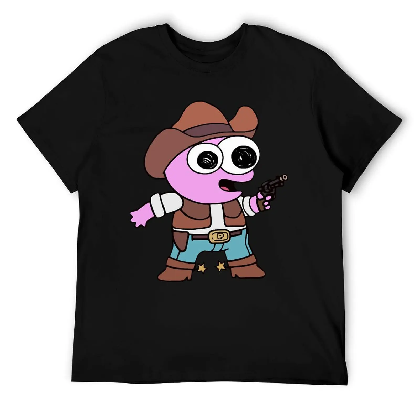 

Smiling Friends Cowboy Pim - Adult Swim T-Shirt man t shirts graphic anime t shirts for man T-Shirt