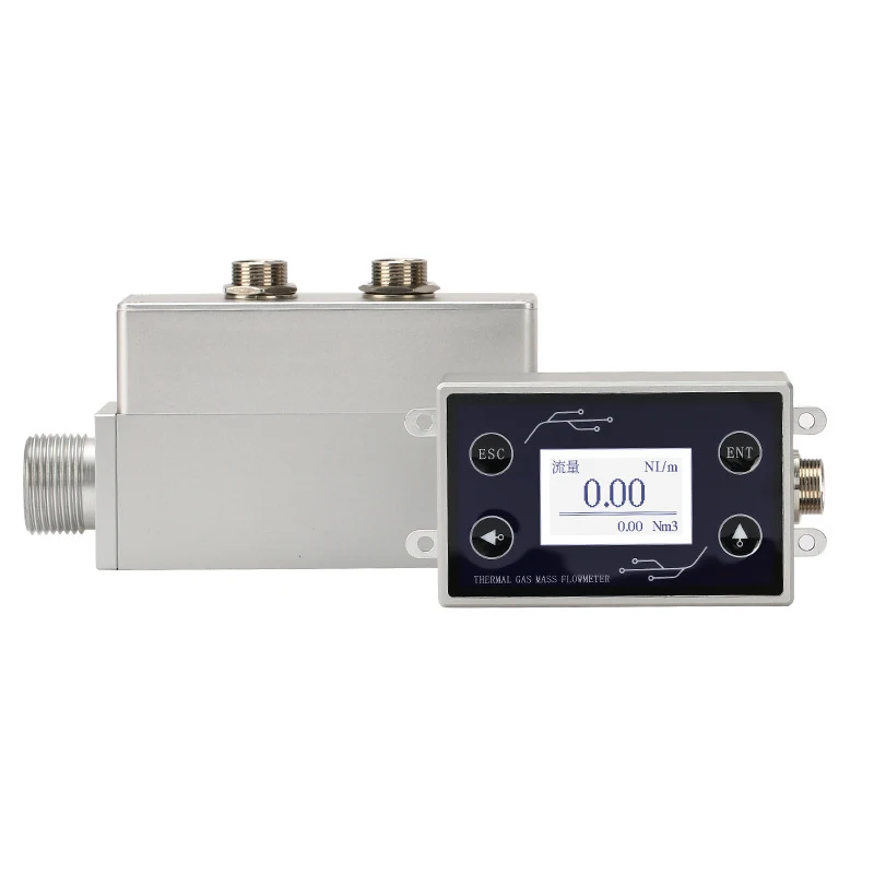 Split Thermal Digital Air Mass Meter High Accuracy RS485 Gas Meter  sensor gas meter digital elect