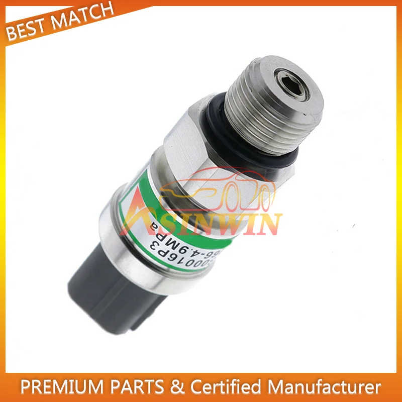 YN52S00016P3  High Pressure Sensor For Kobelco Excavator Parts PMC For SK200-8