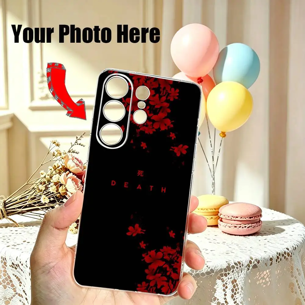 Ghoul Red Spider Lily Tokyo  Phone Case For Samsung S25,S24,S21,S22,S23,S30,Ultra,S20,Plus,Fe Transparent Cover