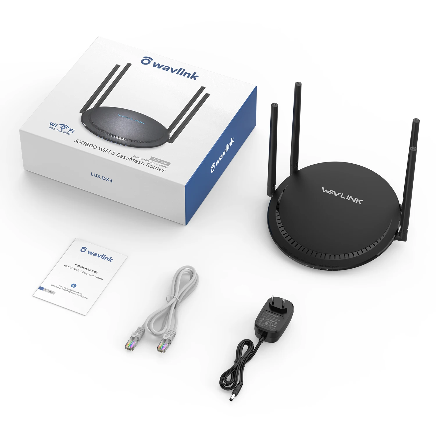 Wavlink-高出力リピーターax1800/ax3000、wifi 6、屋外、屋内