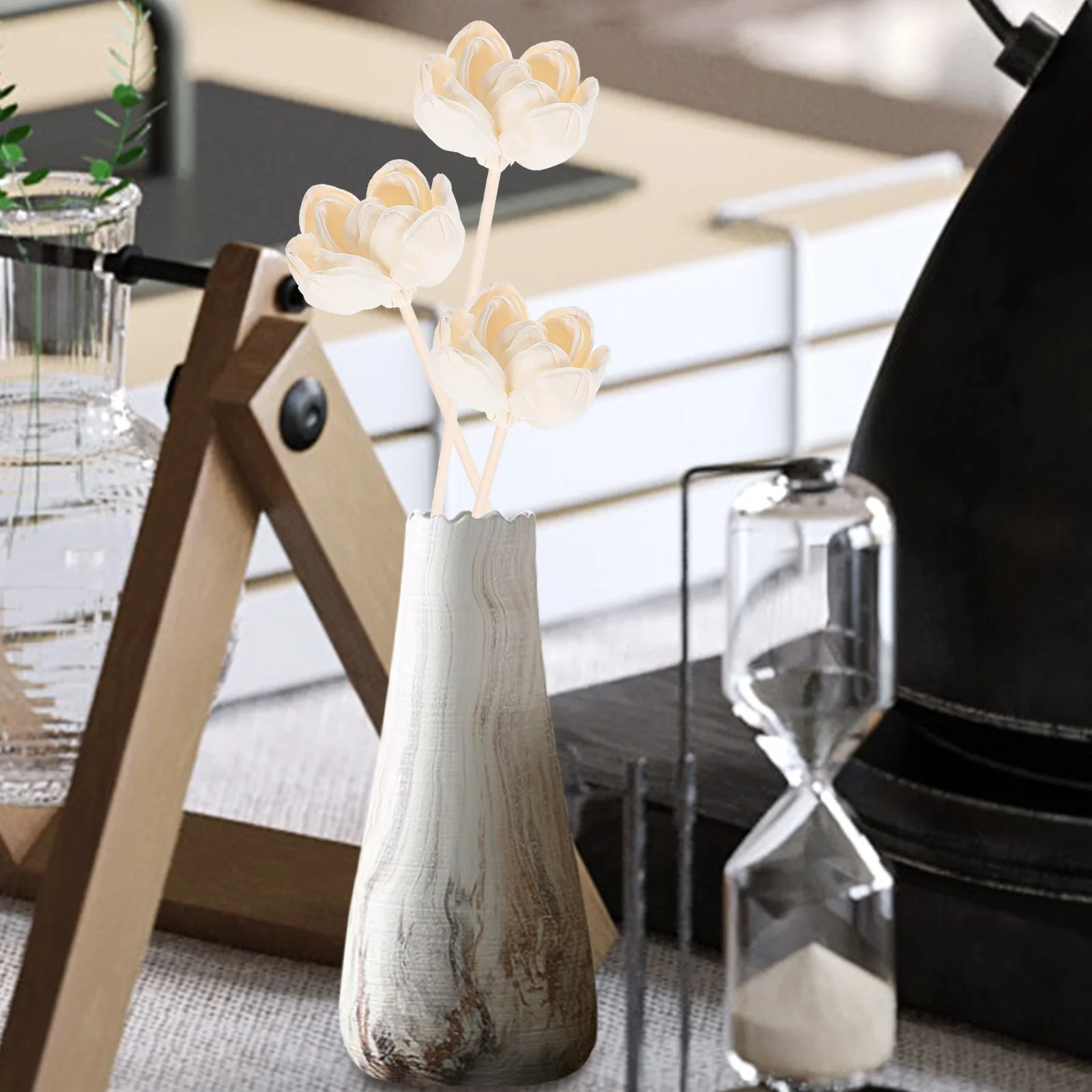 4pcs Decorative Flower Fragrance Diffuser Artificial Flower DIY Decor Handcrafts Flower Arrangement flower diffusers