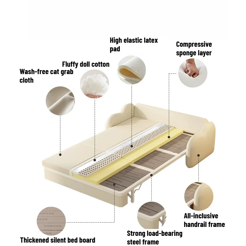 Modern Lounge Couch Storage Floor Comfortable Accent Couch Convertible Ottoman Muebles Para El Hogar Furniture Clearance