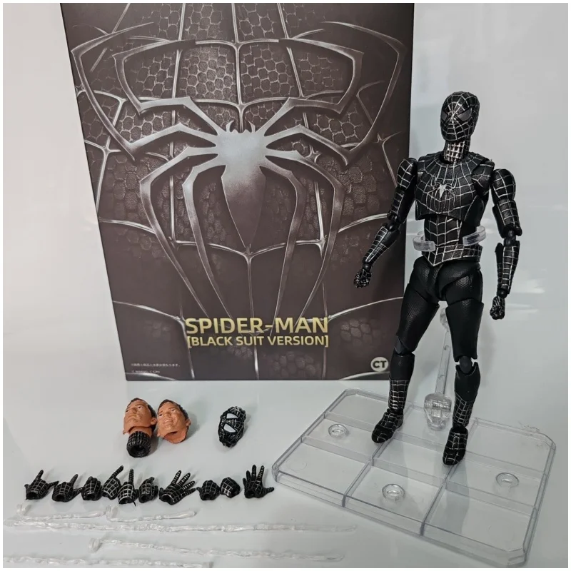 Shf Spider Man 3 Action Figure Spiderman 3 Tobey Maguire Anime Figurine Pvc Statue Model Collection Doll Decora Holiday Gifts