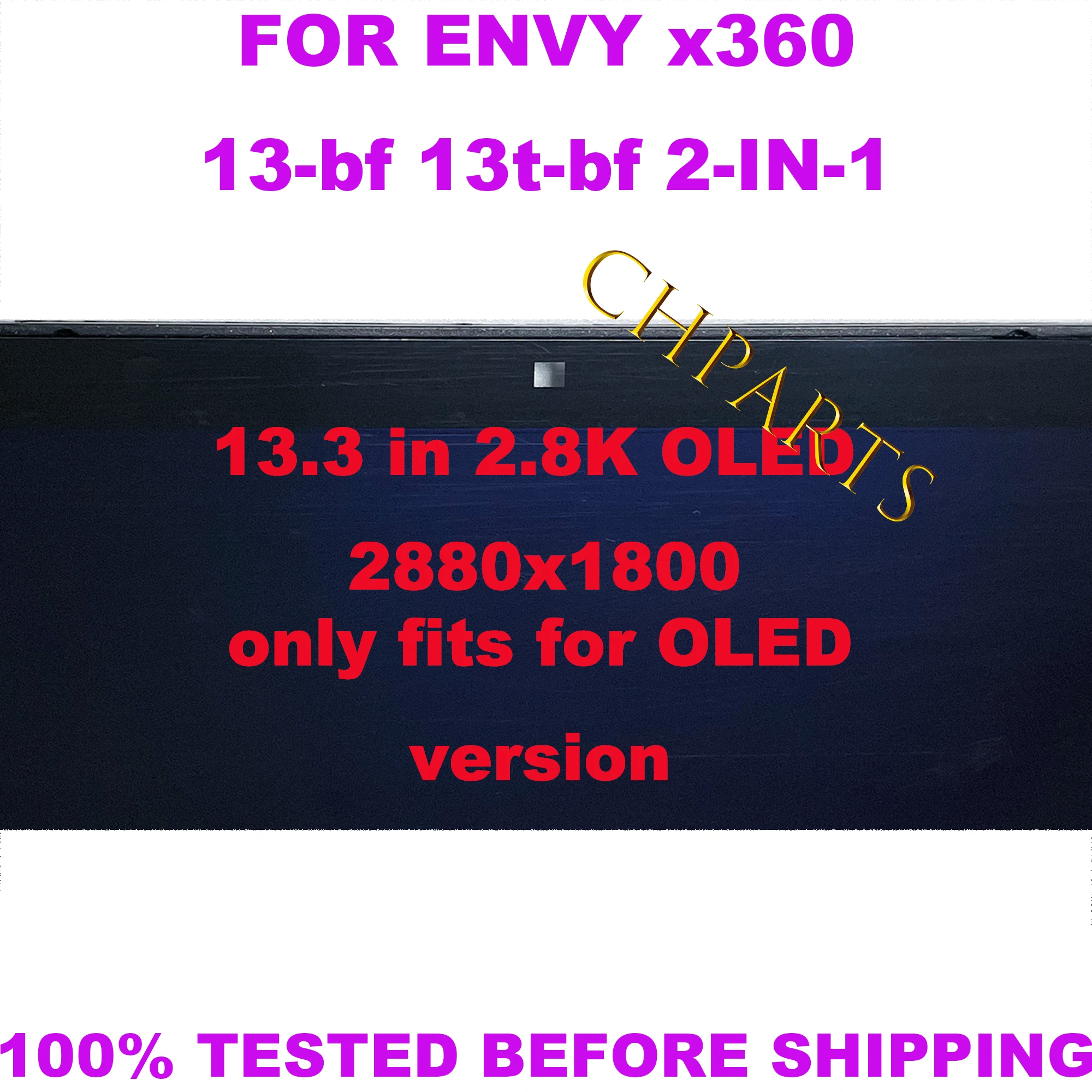 Imagem -05 - Tela de Toque Lcd para Substituição do Laptop Painel de Montagem 2.8k Oled Wqxga Wuxgan15663001 hp Envy X360 13-bf 13t-bf em 1